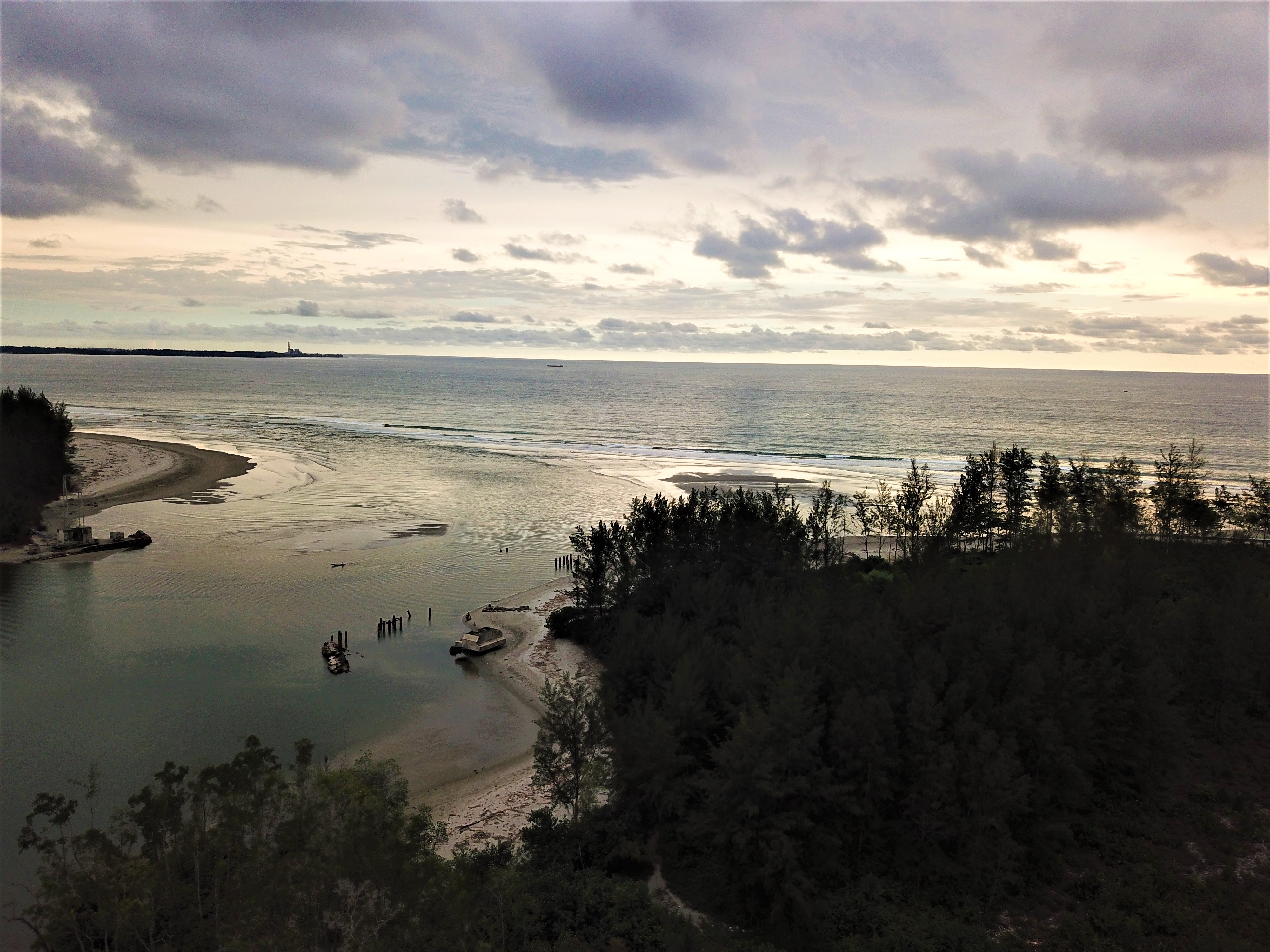 Pesisir Bengkulu dari udara
